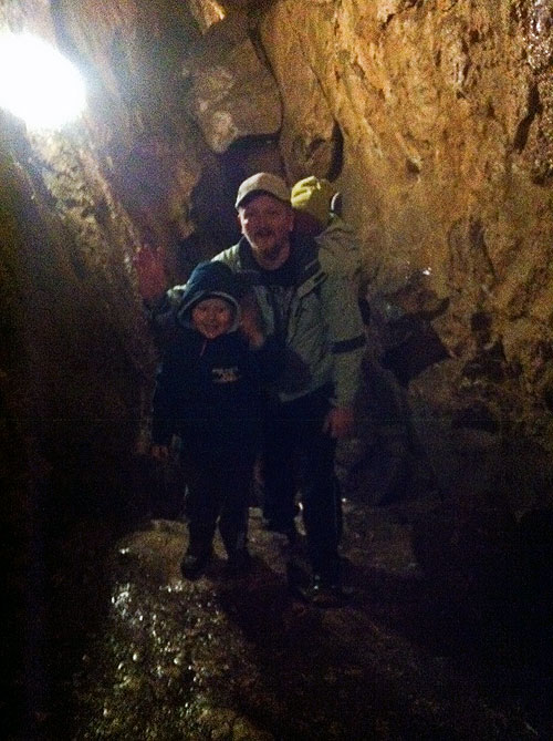 Jaskinia mroźna z 3 latkiem